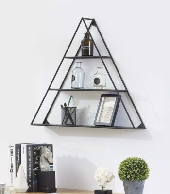 ETAGERE TRIANGLE NOIR LE GRAAL BAZAR CHIC DAKAR