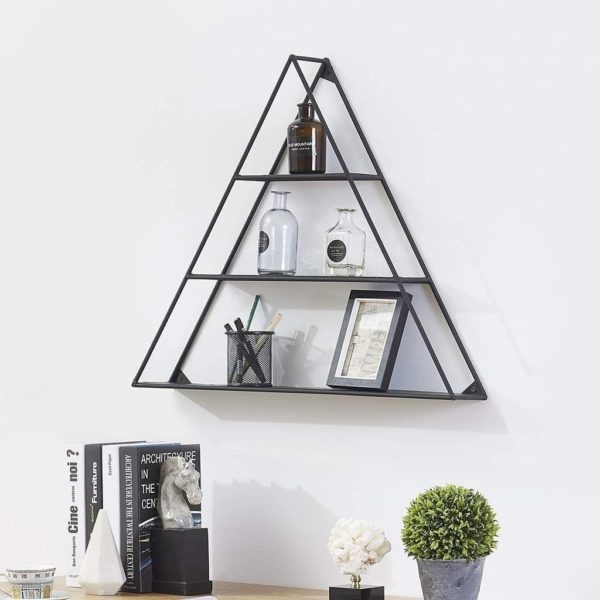 ETAGERE TRIANGLE NOIR LE GRAAL BAZAR CHIC DAKAR