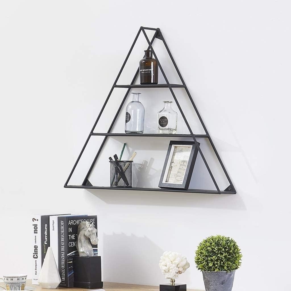 ETAGERE TRIANGLE NOIR LE GRAAL BAZAR CHIC DAKAR