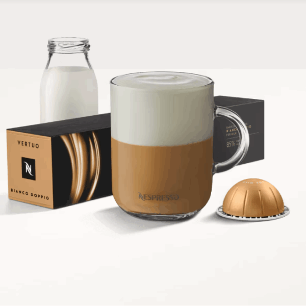 CAPSULES NESPRESSO VERTUO BIANCO DOPPIO BARISTA CREATIONS 80ML